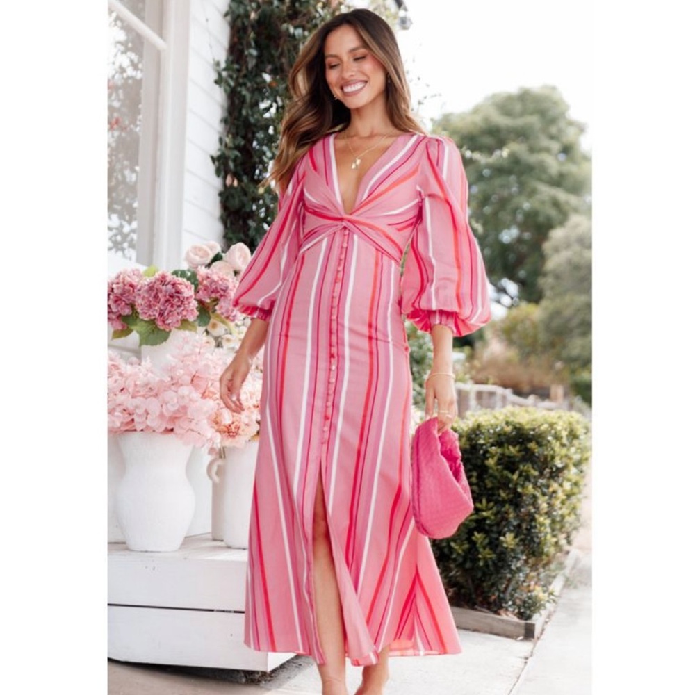 Senorita Long Sleeve Maxi Dress